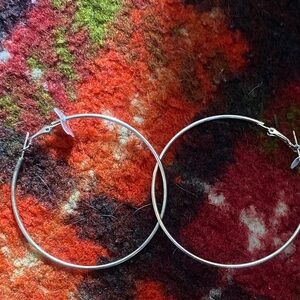 Silver Hoop Earrings